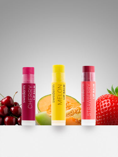 Zestaw 3 owocowych lip balm Zestaw 3 owocowych lip balm