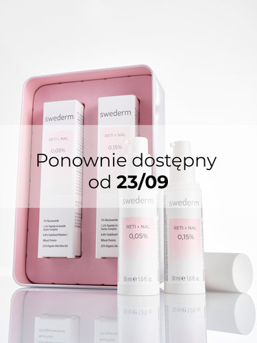 Zestaw RETINAL w eleganckiej puszce - RETINAL 0,05% + RETINAL 0,15% Zestaw RETINAL w eleganckiej puszce - RETINAL 0,05% + RETINAL 0,15%