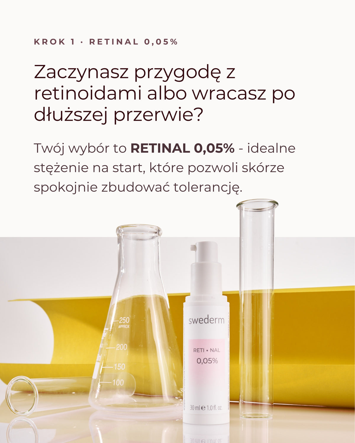 Retinal Cream 0.05% — Krem RETINAL 0,05% jako pierwszy krok całej kuracji retinalem