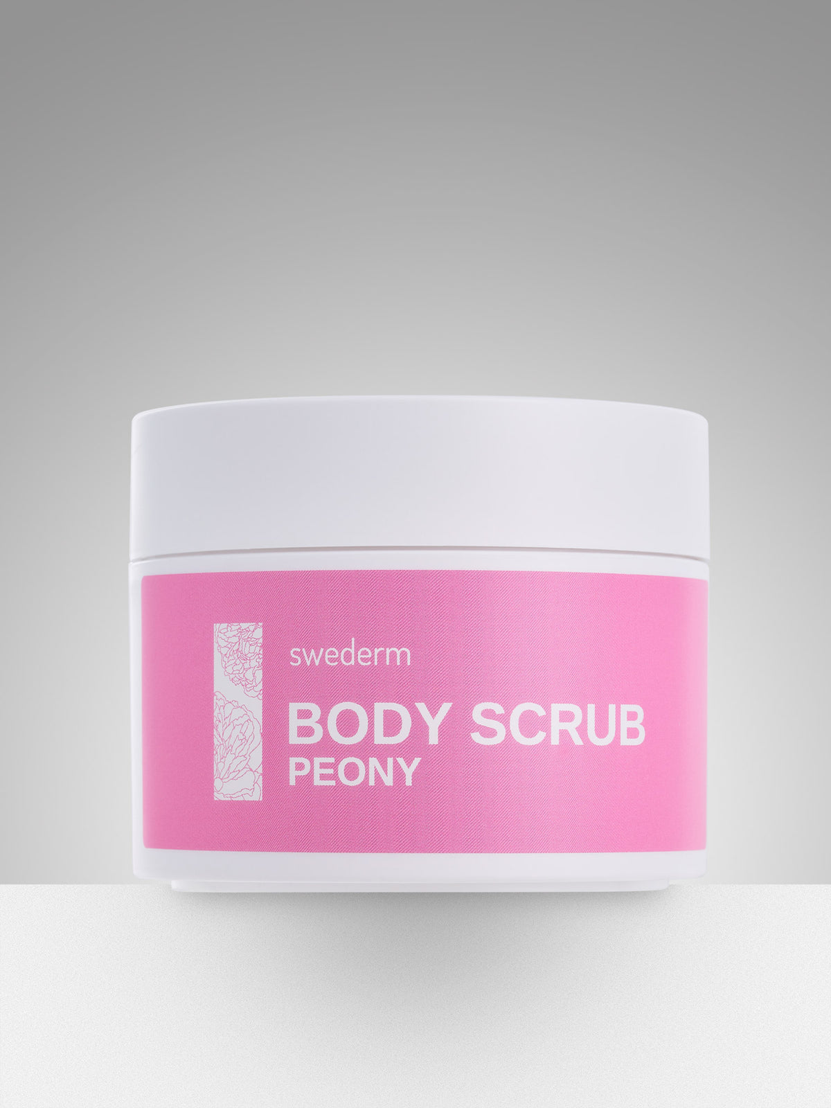 swederm.pl Peeling cukrowy do ciała z witaminą E o zapachu kwiatów piwonii - Body Scrub Peony — Składniki i ocena