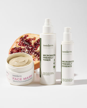 swederm FACE MASK + MICROBIOTA TONER + MICROBIOTA ESSENCE