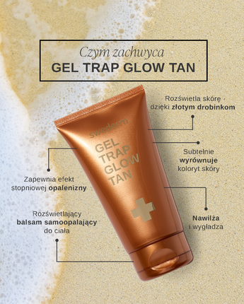 swederm Gel Trap Glow Tan - samoopalacz do ciała