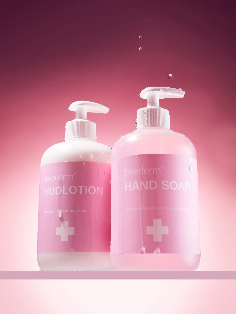 swederm.pl Zestaw pielęgnacyjny do dłoni - mydło Hand Soap 500 ml + balsam Hudlotion 500 ml